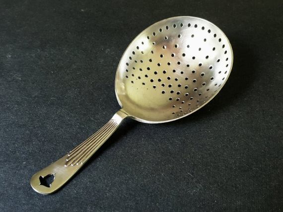 721522791 Silver Plated Julep Strainer